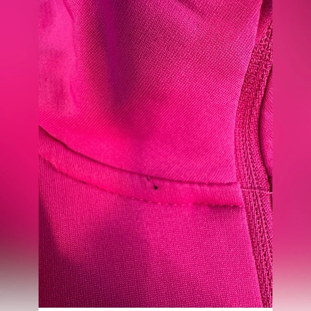 Nike Pro Dri-FIT Women's M Pink Half-Zip Pullover Athletic Running Baselayer Top